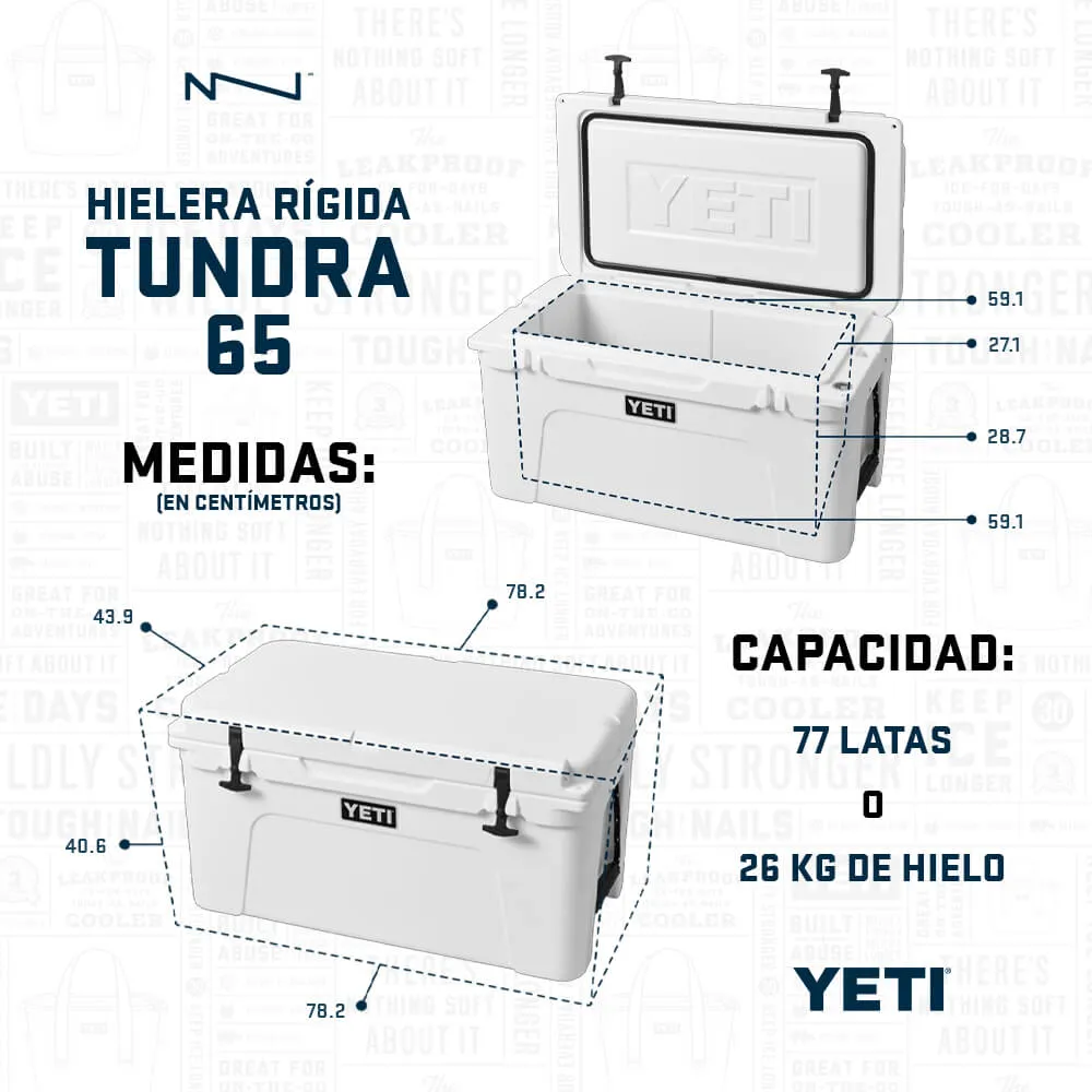 10065010000 HIELERA RIGIDA TUNDRA 65 TAN MARCA YETI