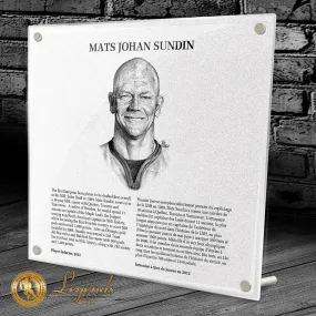 2012 Mats Sundin - NHL Legends Plaque