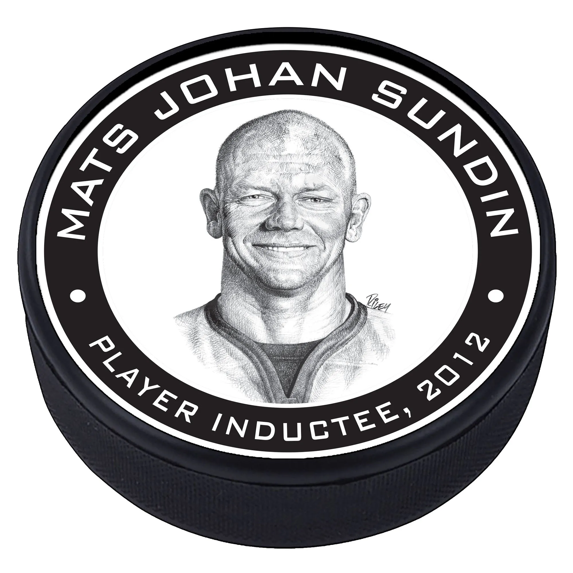 2012 Mats Sundin - NHL Legends Textured Puck