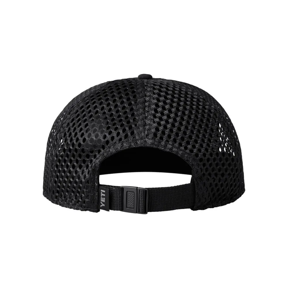 21023003939 GORRA FLAT BRIM MESH NEGRA MARCA YETI