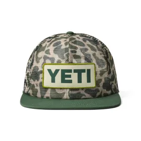 21023005058 GORRA FLAT BRIM MESH CAMO VERDE MARCA YETI