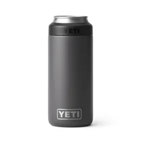 21071501587 PORTA LATA RAMBLER COLSTER SLIM CHARCOAL MARCA YETI