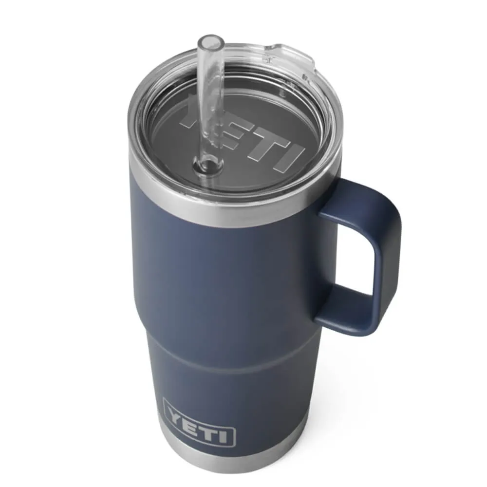 21071501802 TERMO RAMBLER 25oz STRAW MUG MARINO MARCA YETI