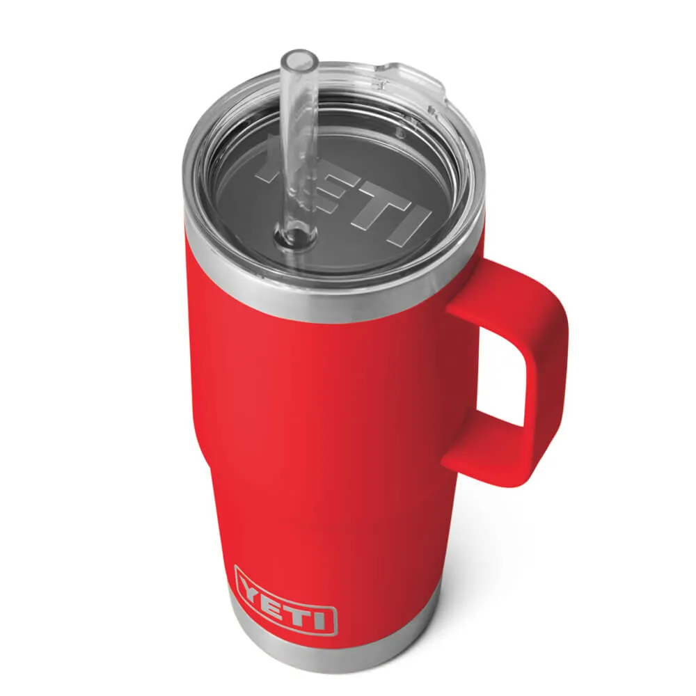 21071501894 TERMO RAMBLER 25oz STRAW MUG RESCUE RED MARCA YETI