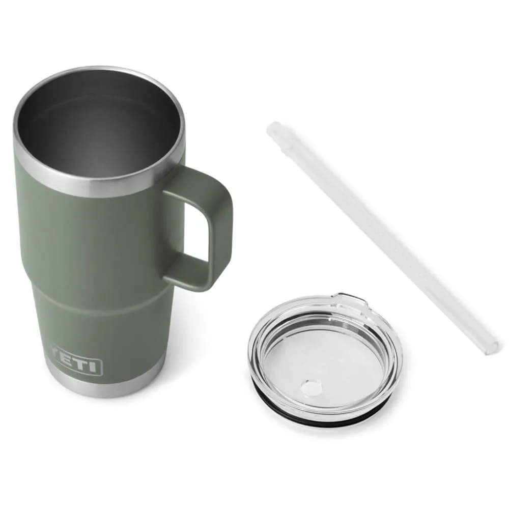 21071502438 TERMO RAMBLER 25oz STRAW MUG CAMP GREEN MARCA YETI