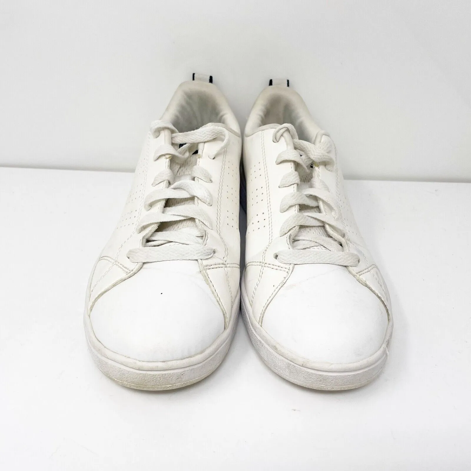 Adidas Womens Advantage F98611 White Casual Shoes Sneakers Size 7