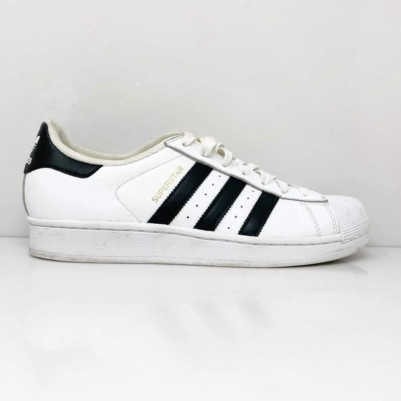 Adidas Womens Superstar C77153 White Casual Shoes Sneakers Size 9