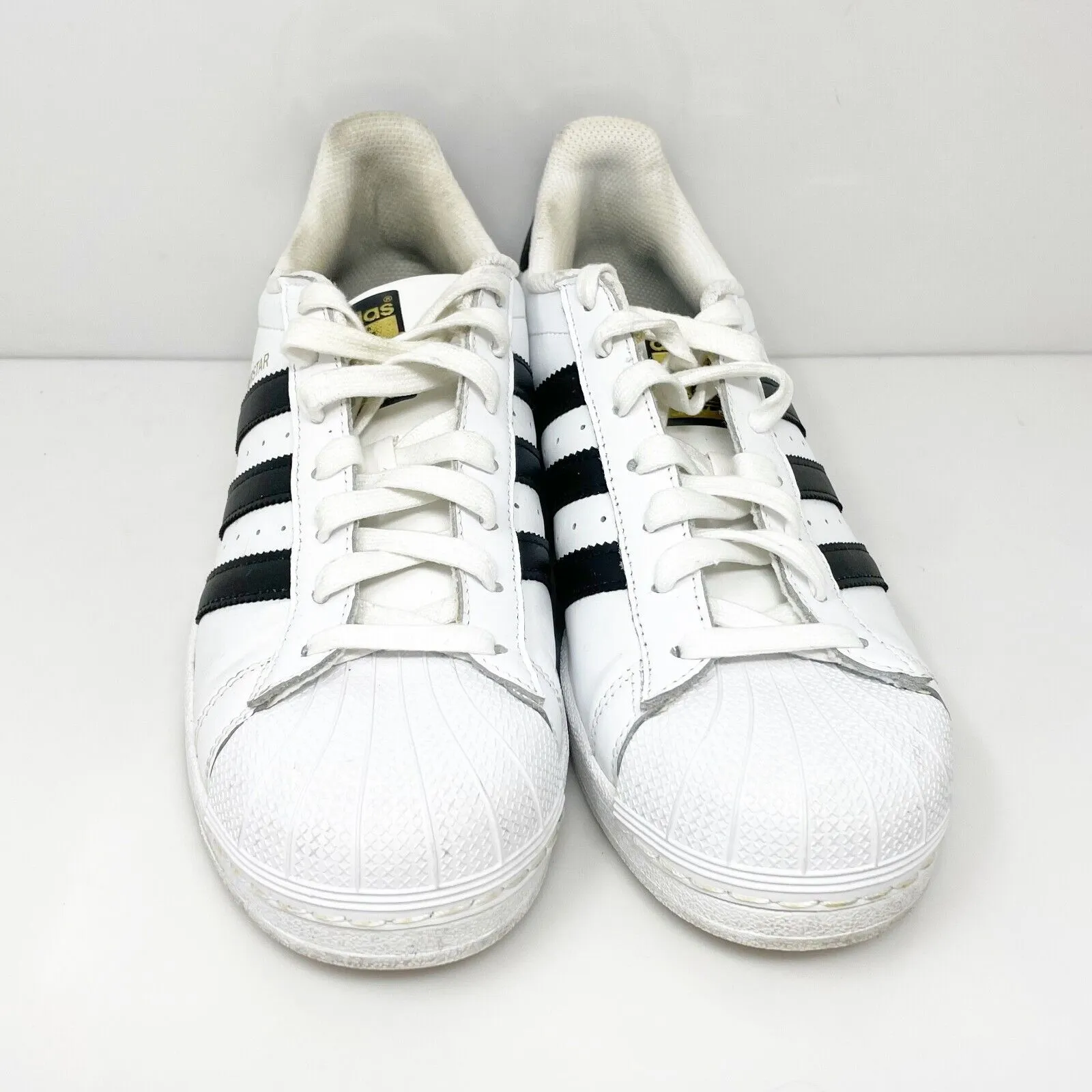 Adidas Womens Superstar C77153 White Casual Shoes Sneakers Size 9