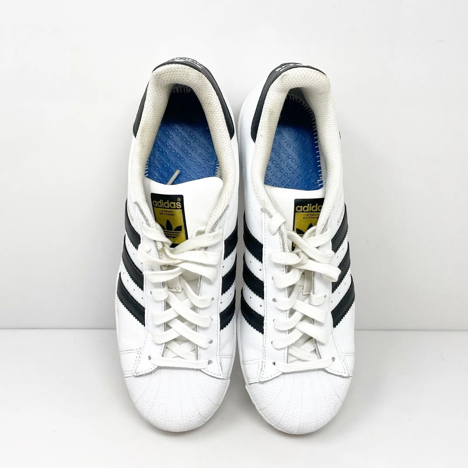 Adidas Womens Superstar C77153 White Casual Shoes Sneakers Size 9