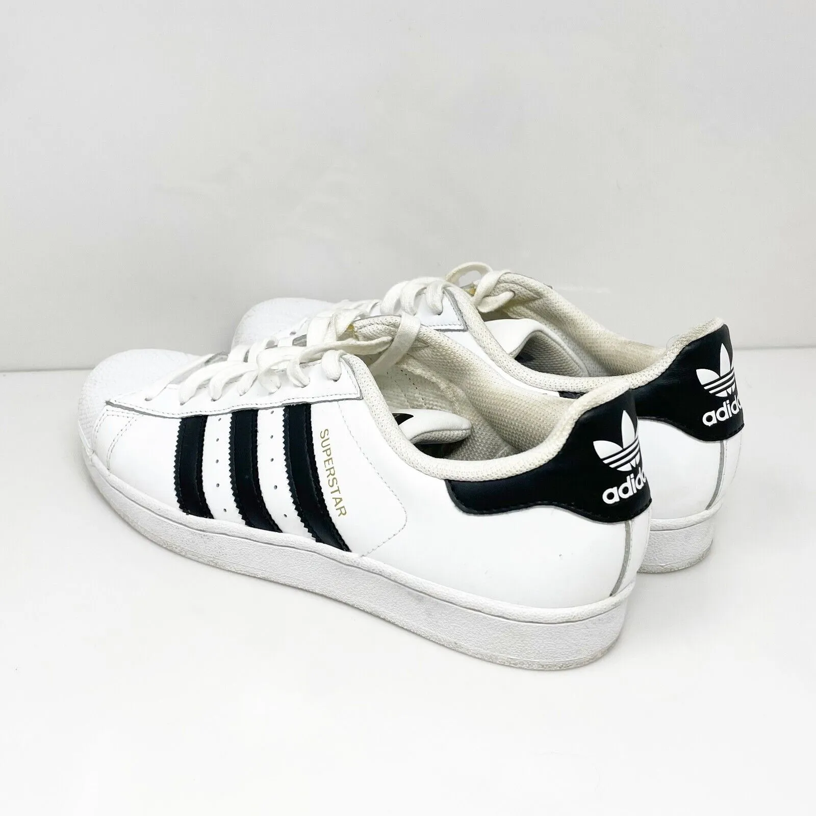 Adidas Womens Superstar C77153 White Casual Shoes Sneakers Size 9