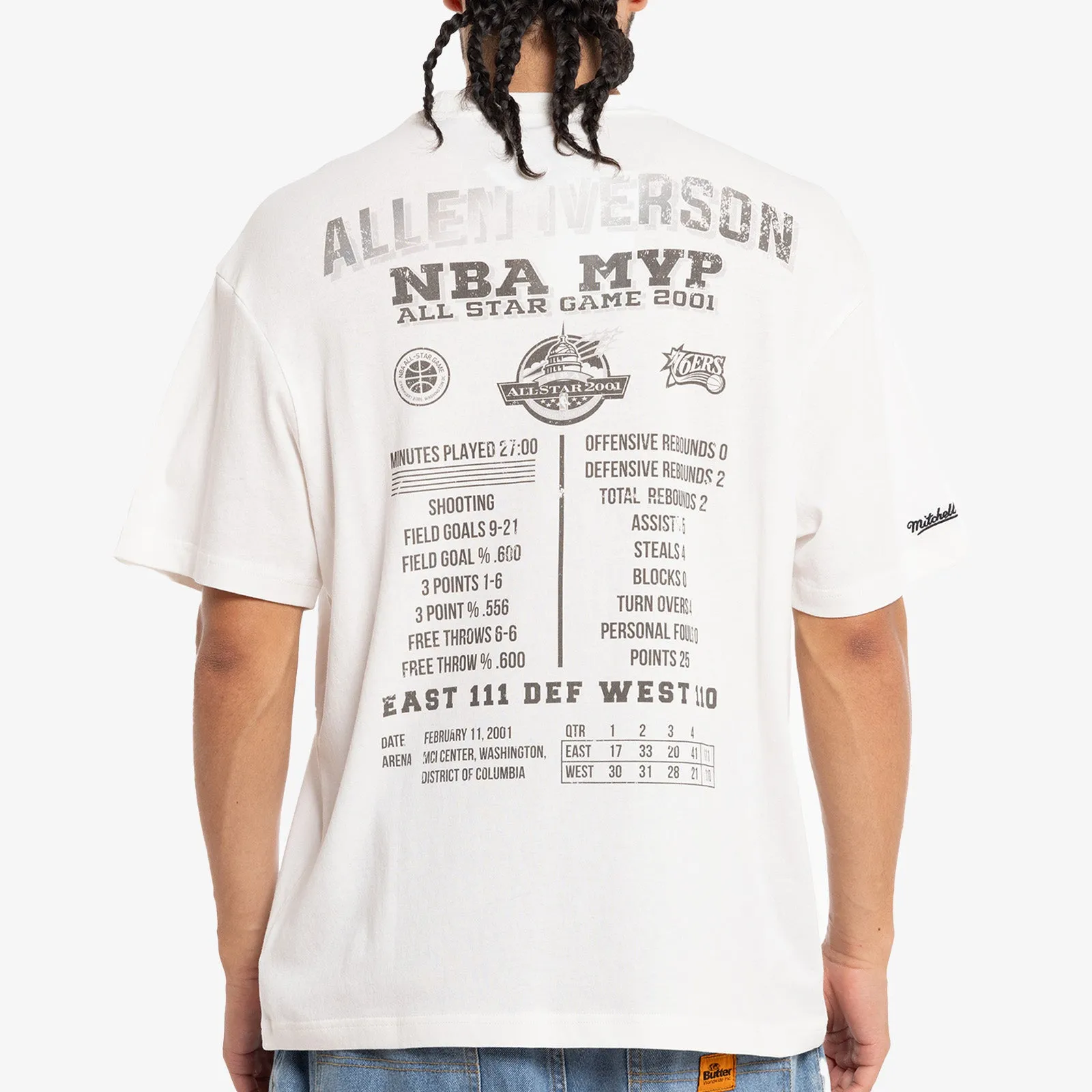 Allen Iverson 2001 MVP Player T-Shirt - White