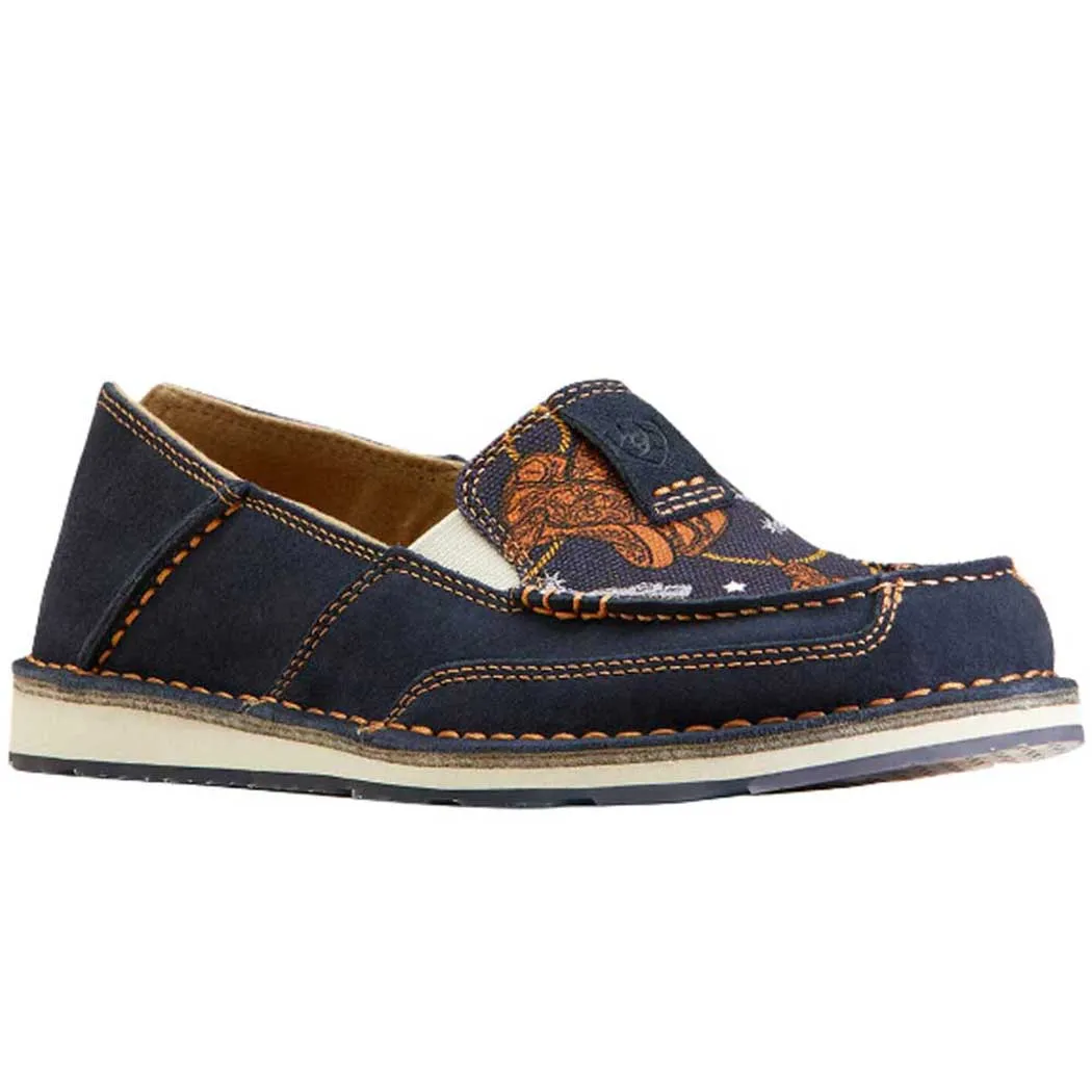 Ariat Cruiser Slip-On Casual Shoes Navy Blue/ Saddle Up (Women's)