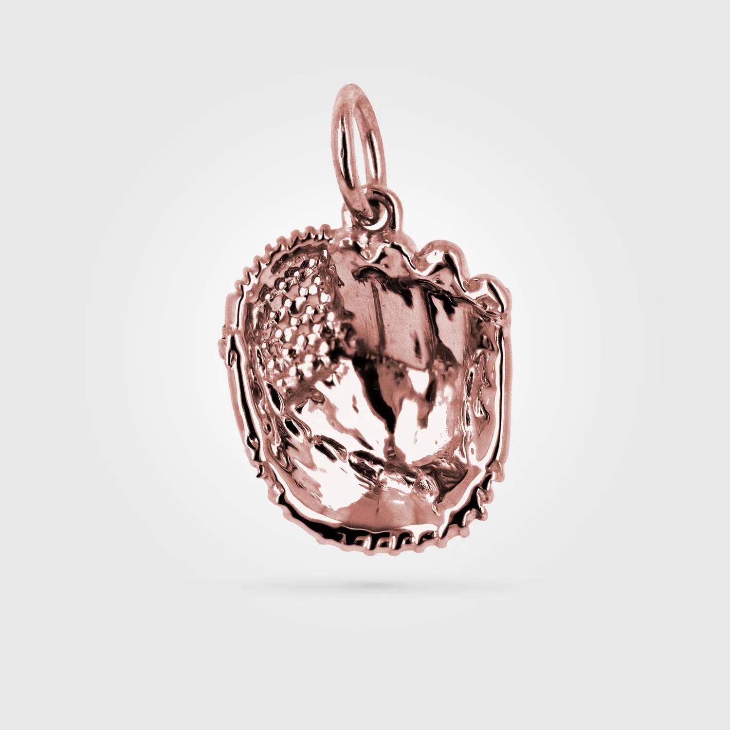 Baseball Glove Bracelet Charm | Gold