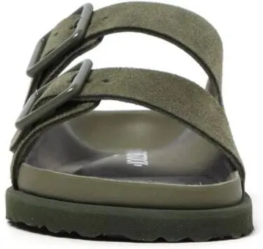 Birkenstock Arizona Avantgarde suede slides Green