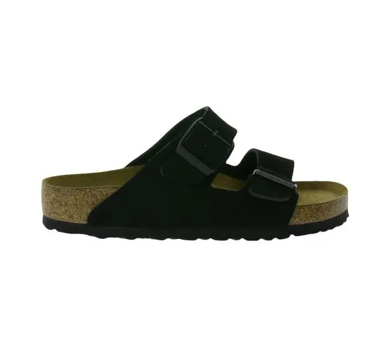 BIRKENSTOCK Arizona BS Pantoletten Made in Germany Sommer-Latschen normale Breite 951321 Schwarz