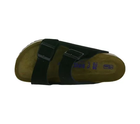 BIRKENSTOCK Arizona BS Pantoletten Made in Germany Sommer-Latschen normale Breite 951321 Schwarz