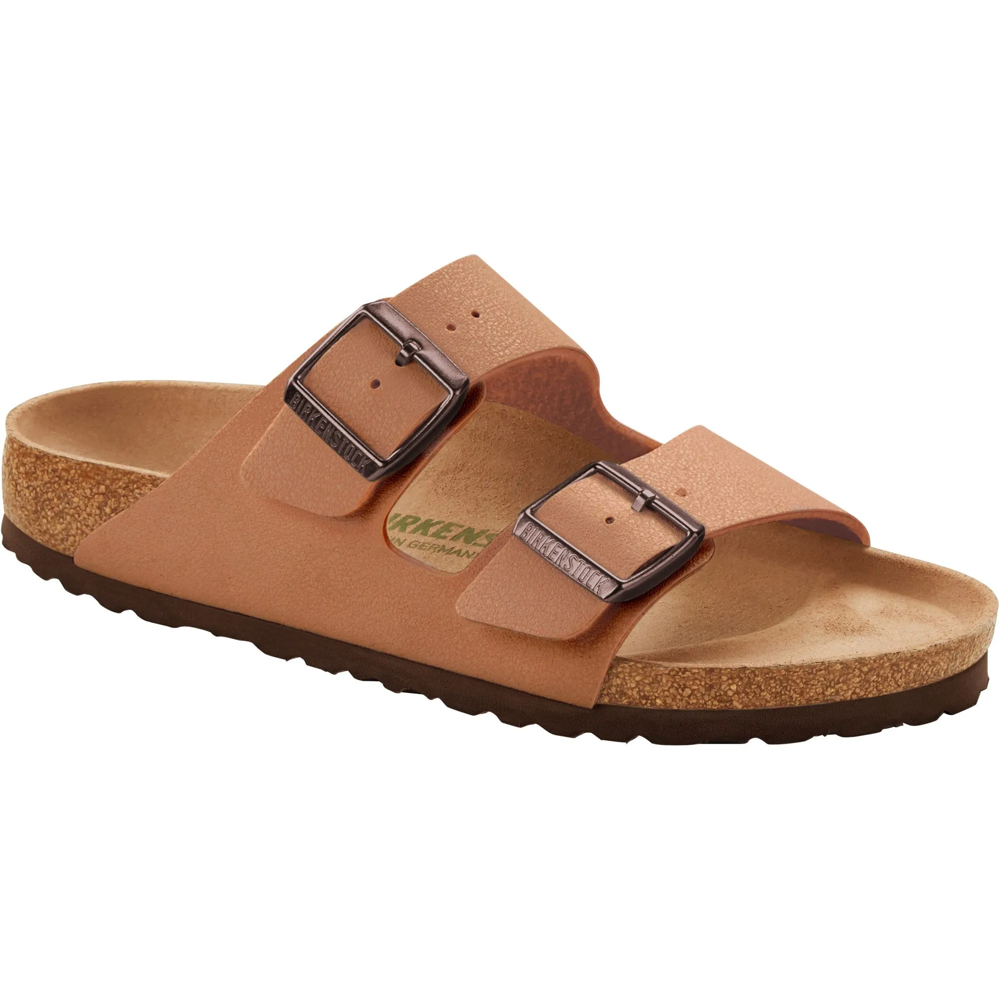 Birkenstock - Arizona Vegan Birko-Flor\u00ae Nubuck Sandals pecan