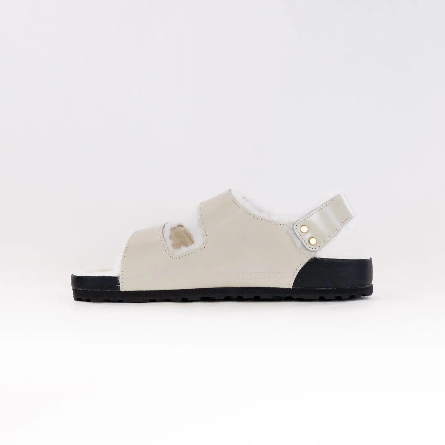 Birkenstock Milano Shearling - High-Shine Ecru