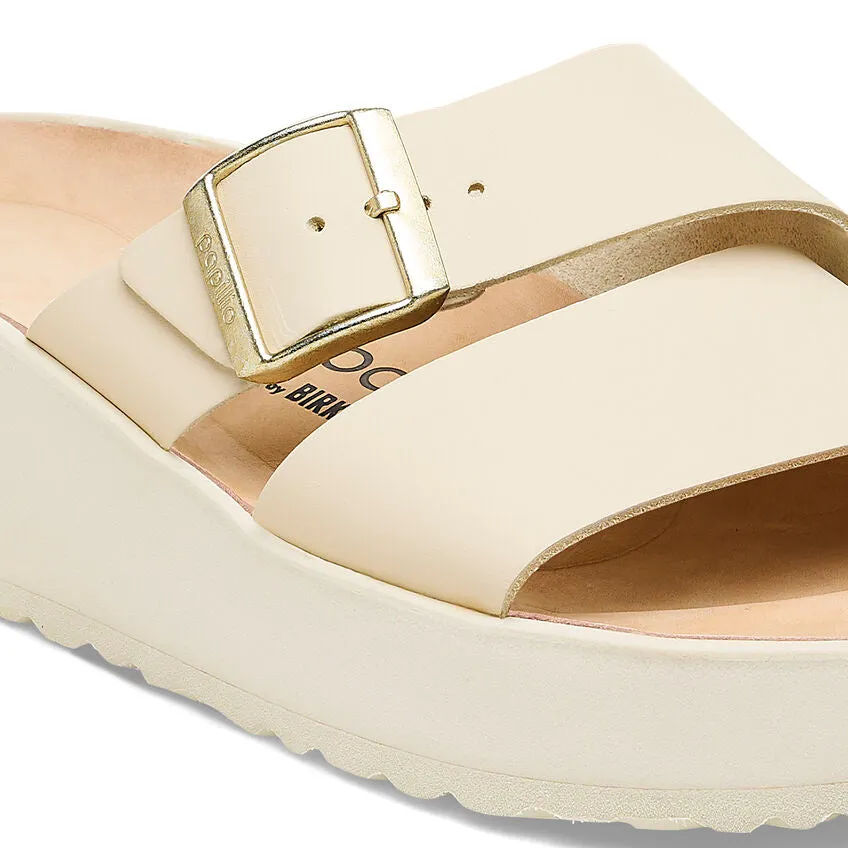 Birkenstock Women's Almina Leather in Ecru