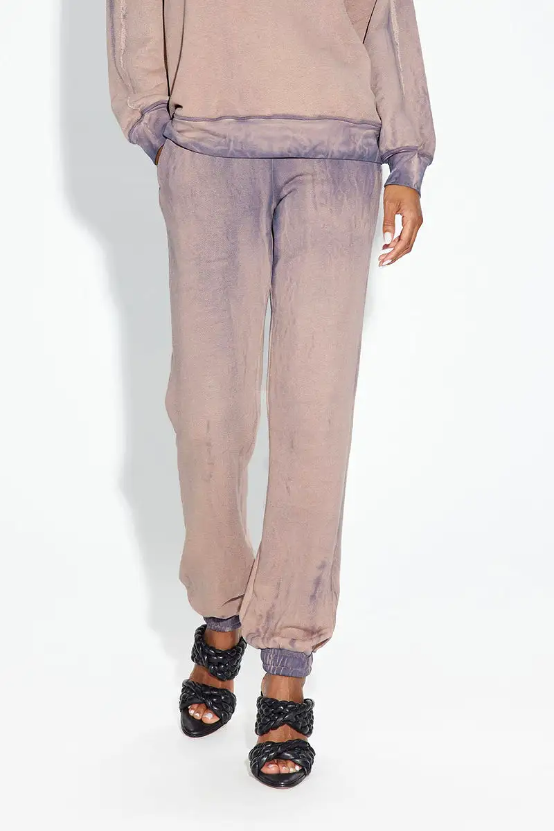 Brooklyn Sweatpants in Eggplant Mix