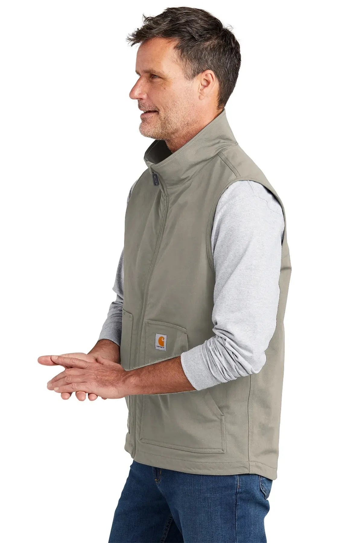 Carhartt Super Dux Soft Shell Customized Vests, Greige