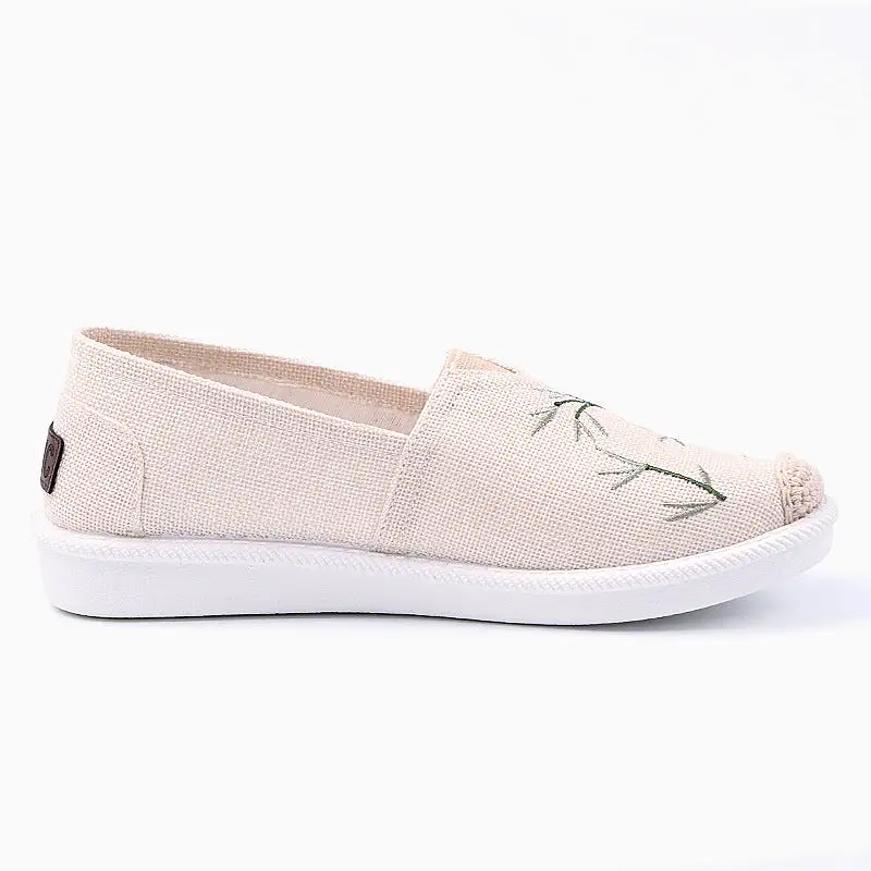 Chinese style new slip-on casual canvas shoes for women