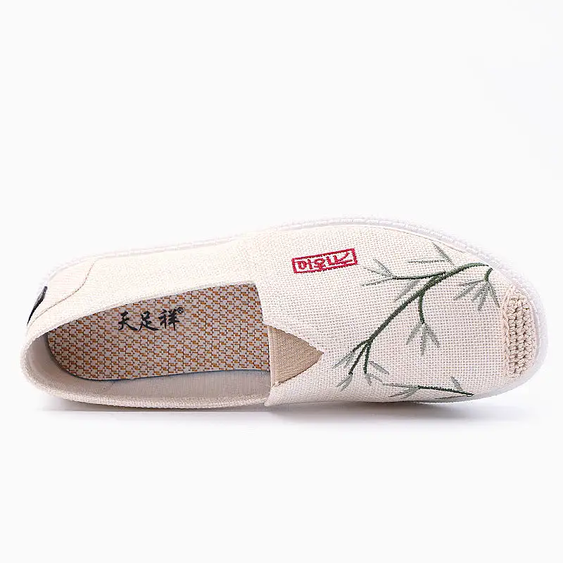 Chinese style new slip-on casual canvas shoes for women