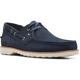 Clarks Mens Durleigh Sail Suede Lace Up Boat Shoes