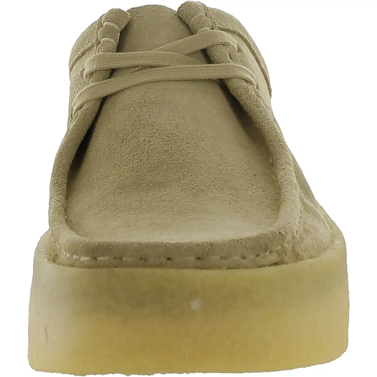 Clarks Mens Wallabeecup Lo Suede Faux Fur Lined Lace Up Flats