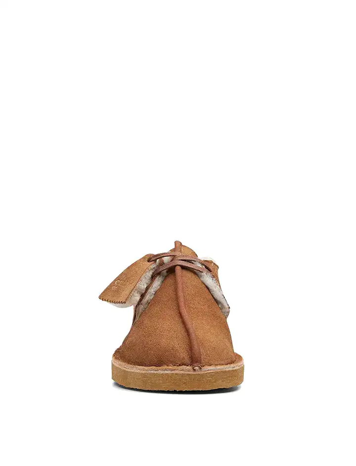 Clarks Originals Desert Trek Warmlined Shoes Tan