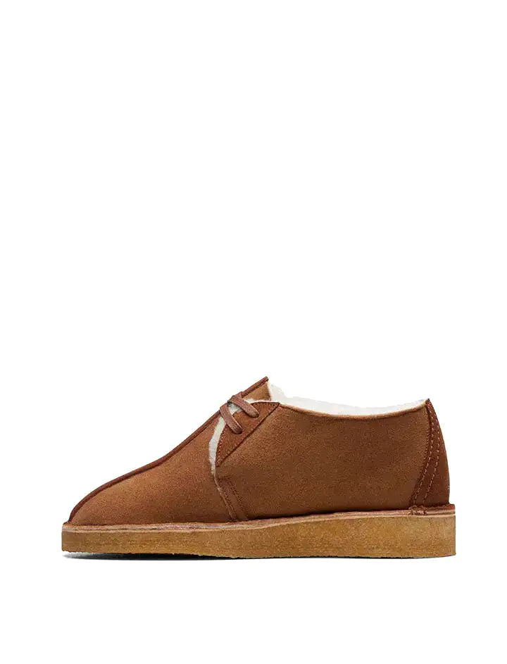 Clarks Originals Desert Trek Warmlined Shoes Tan