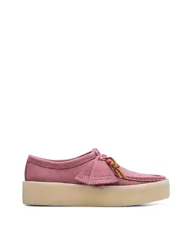 Clarks Originals Wallabee Cup Shoes Pink Nubuck