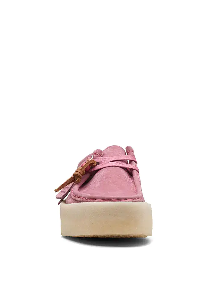 Clarks Originals Wallabee Cup Shoes Pink Nubuck