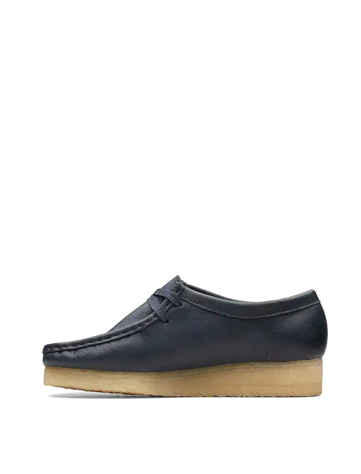 Clarks Originals Wallabee Navy Leather