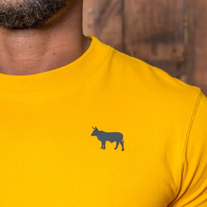 Classic Nguni Logo Crew Tee Tumeric