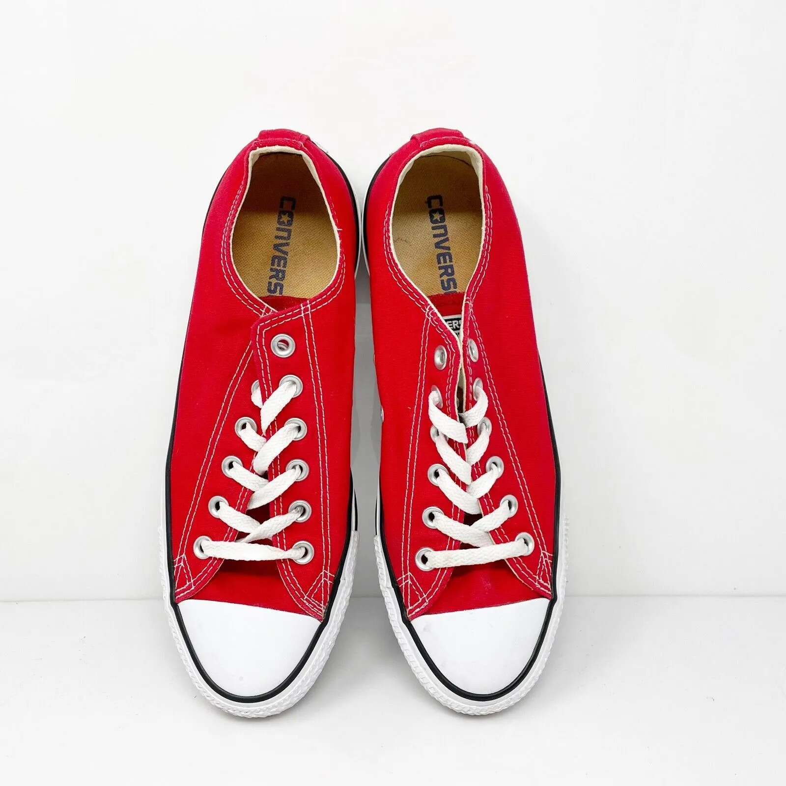 Converse Unisex CT All Star Ox M9696 Red Casual Shoes Sneakers Size M 8 W 10