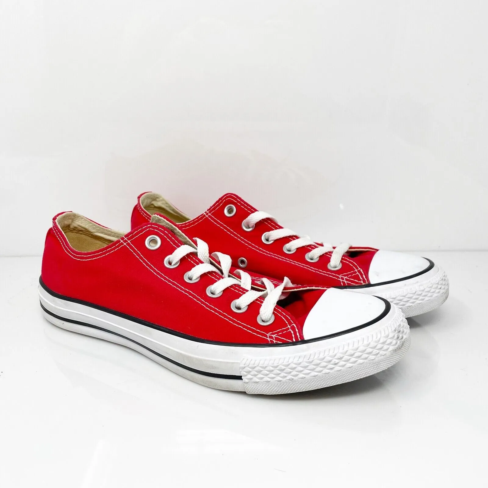 Converse Unisex CT All Star Ox M9696 Red Casual Shoes Sneakers Size M 8 W 10