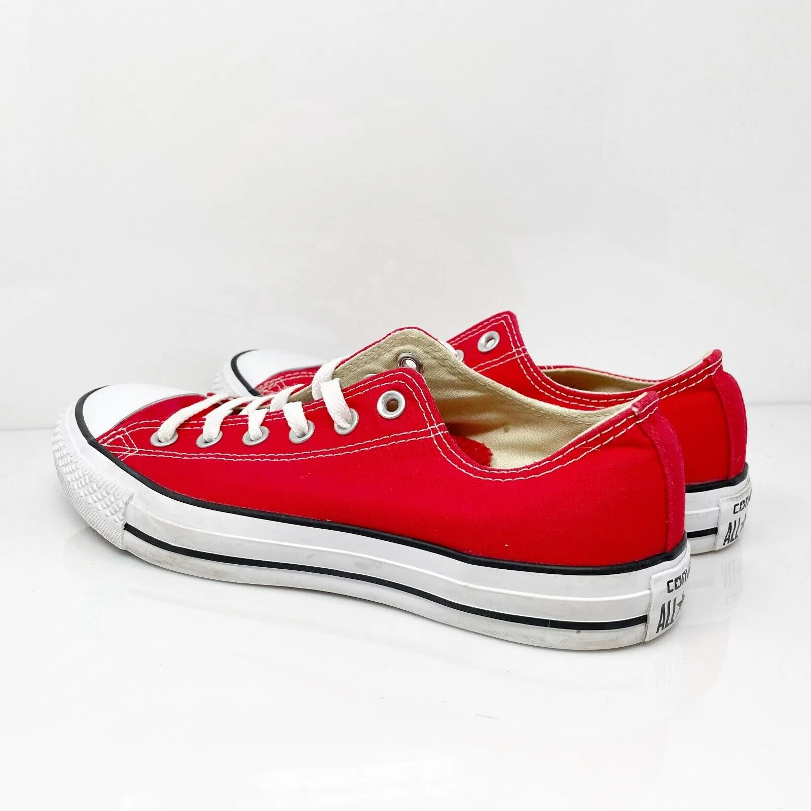 Converse Unisex CT All Star Ox M9696 Red Casual Shoes Sneakers Size M 8 W 10