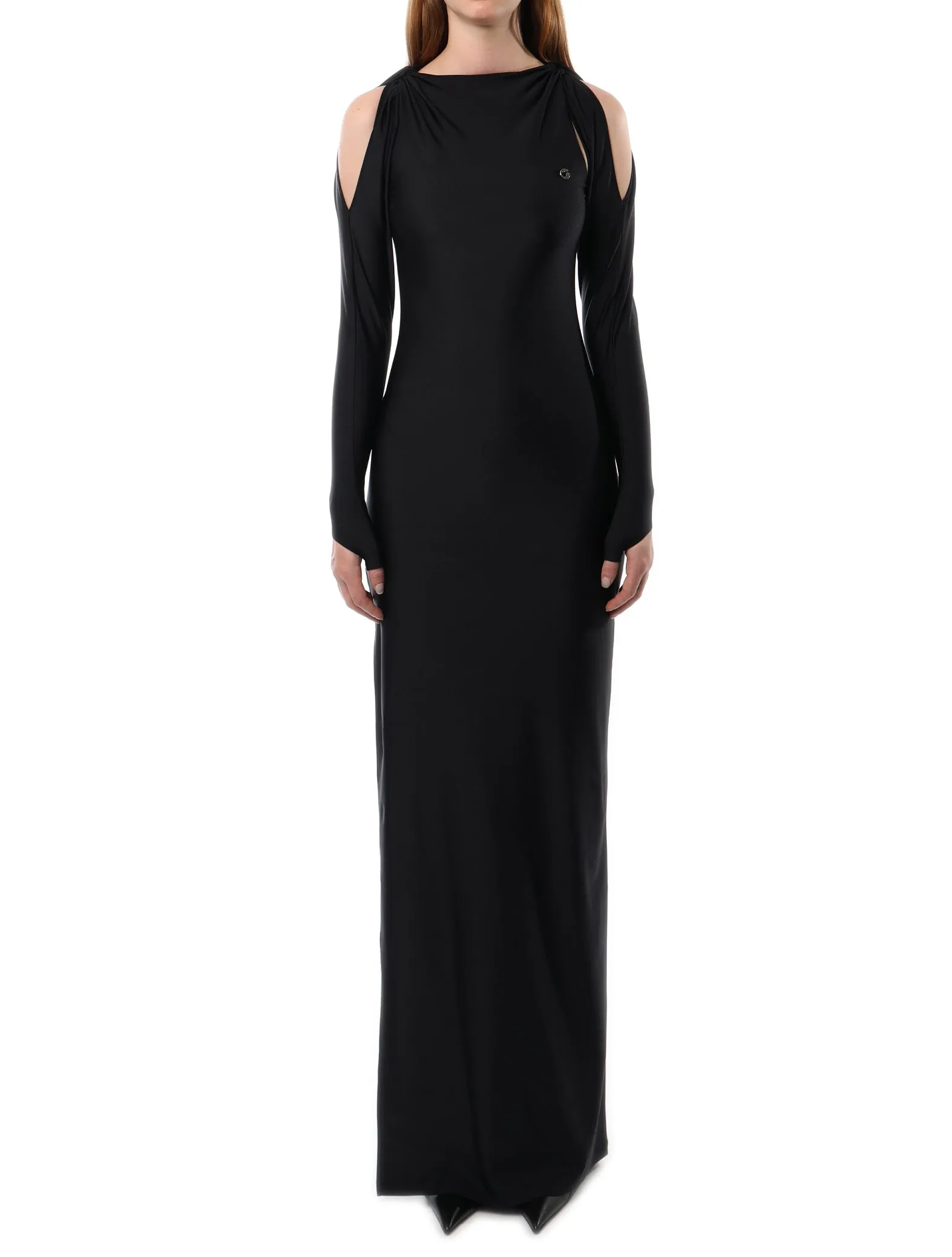 Coperni Asymmetric Cutout Dress