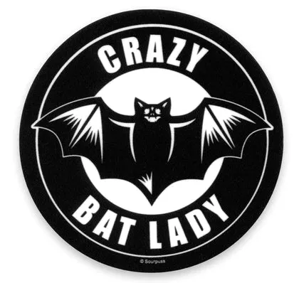 Crazy Bat Lady Sticker