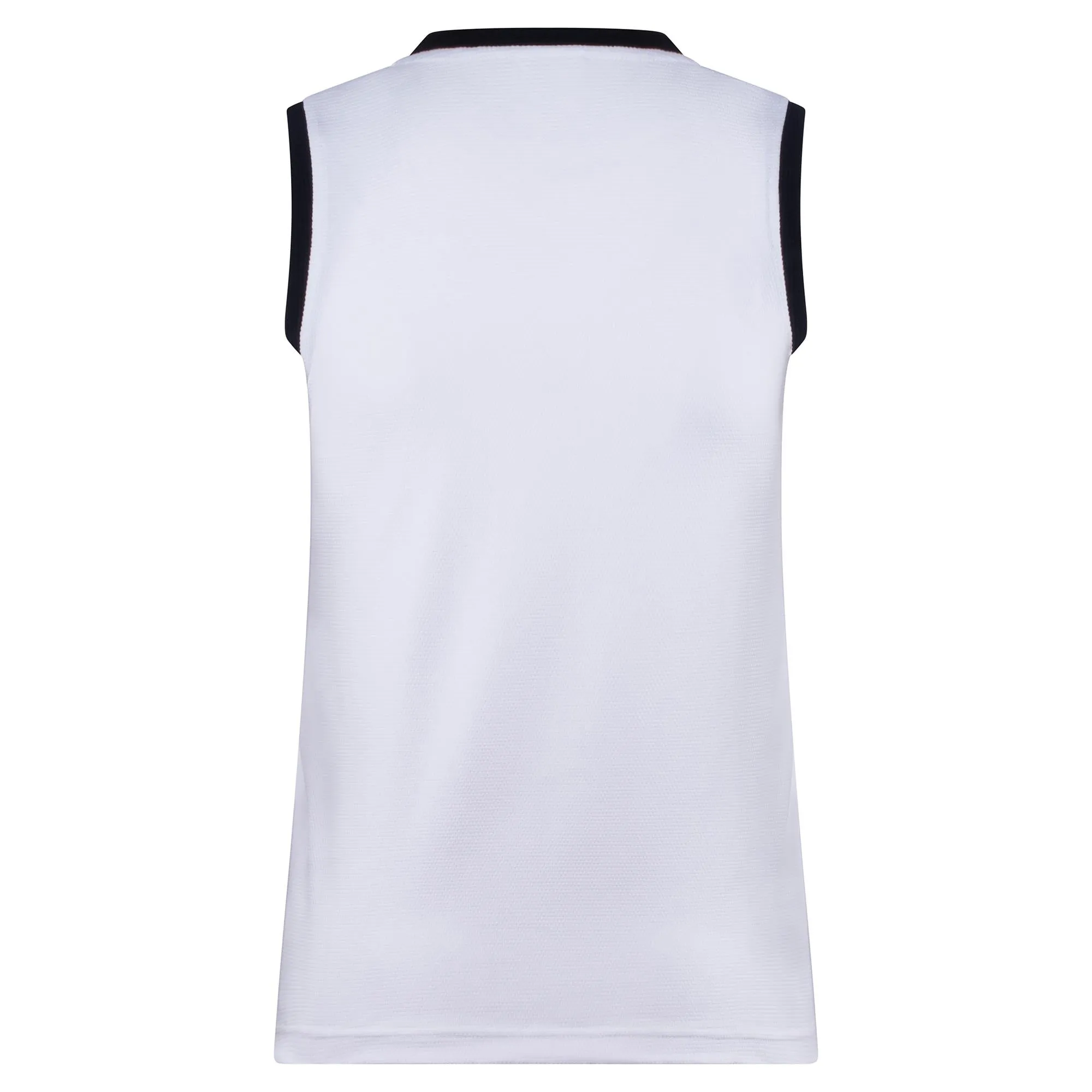 Daily Sports Massy Ladies Sleeveless Golf Polo Shirt White