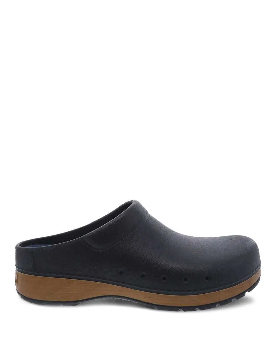 Dansko Mens Kane Molded Clogs- Black