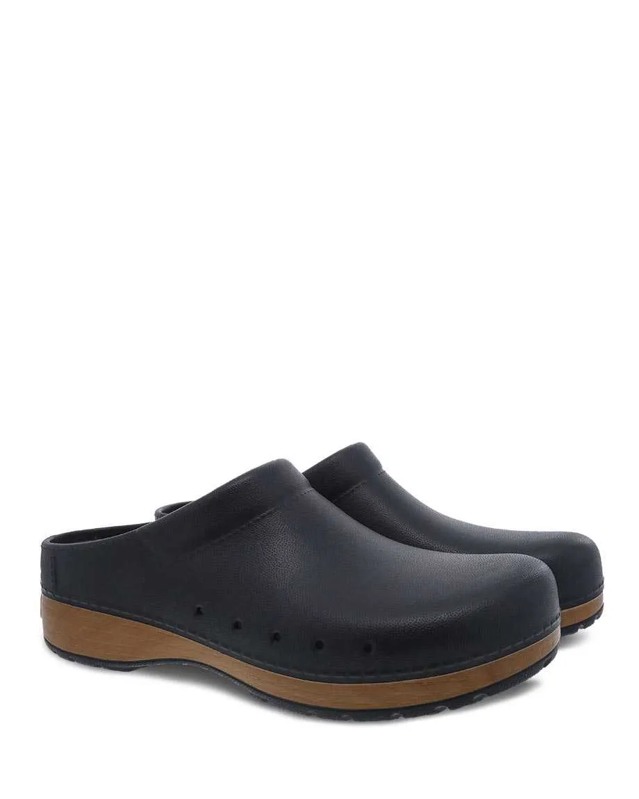 Dansko Mens Kane Molded Clogs- Black