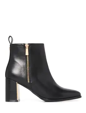 Della Zip Heeled Boot