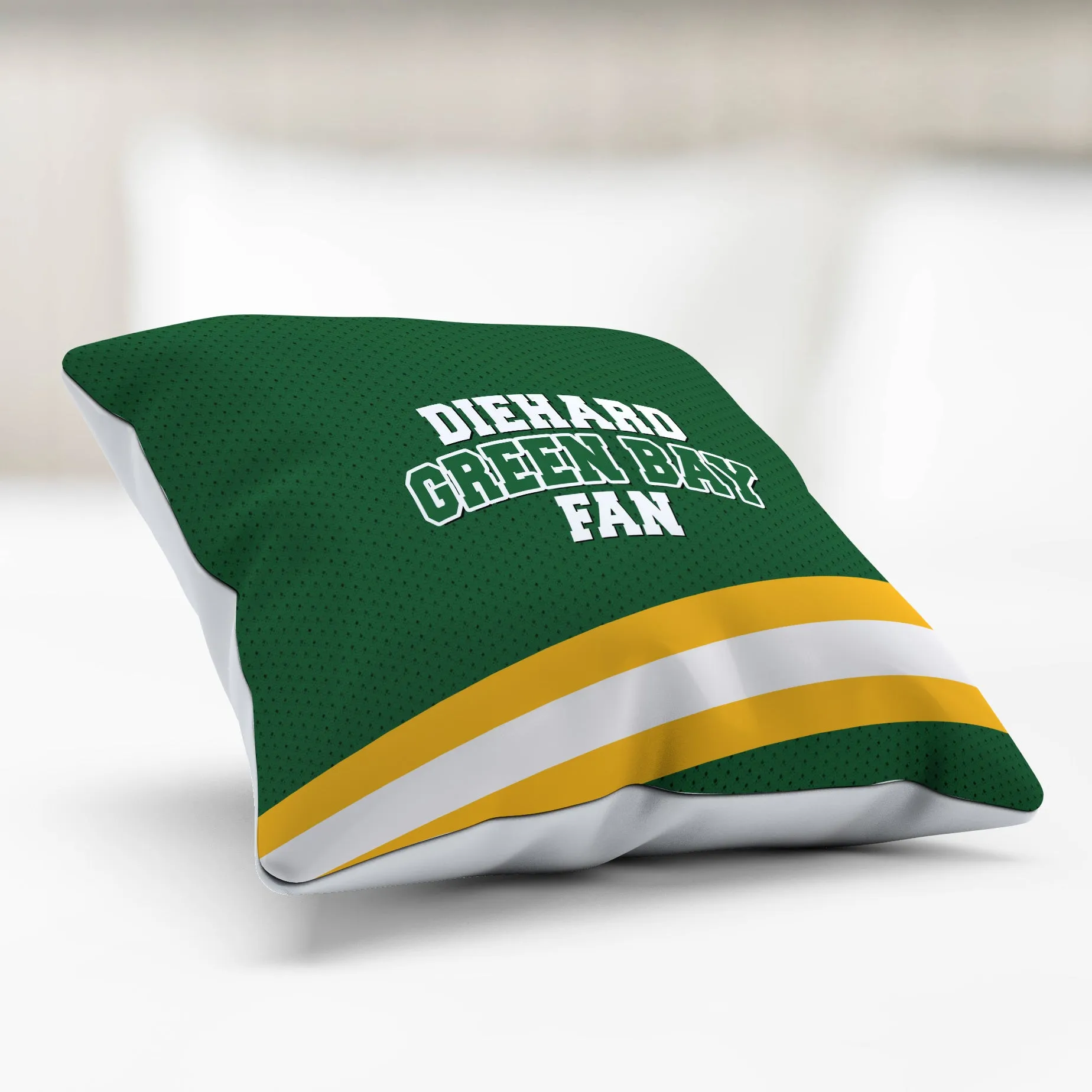 Diehard Green Bay Fan Sports Pillowcase