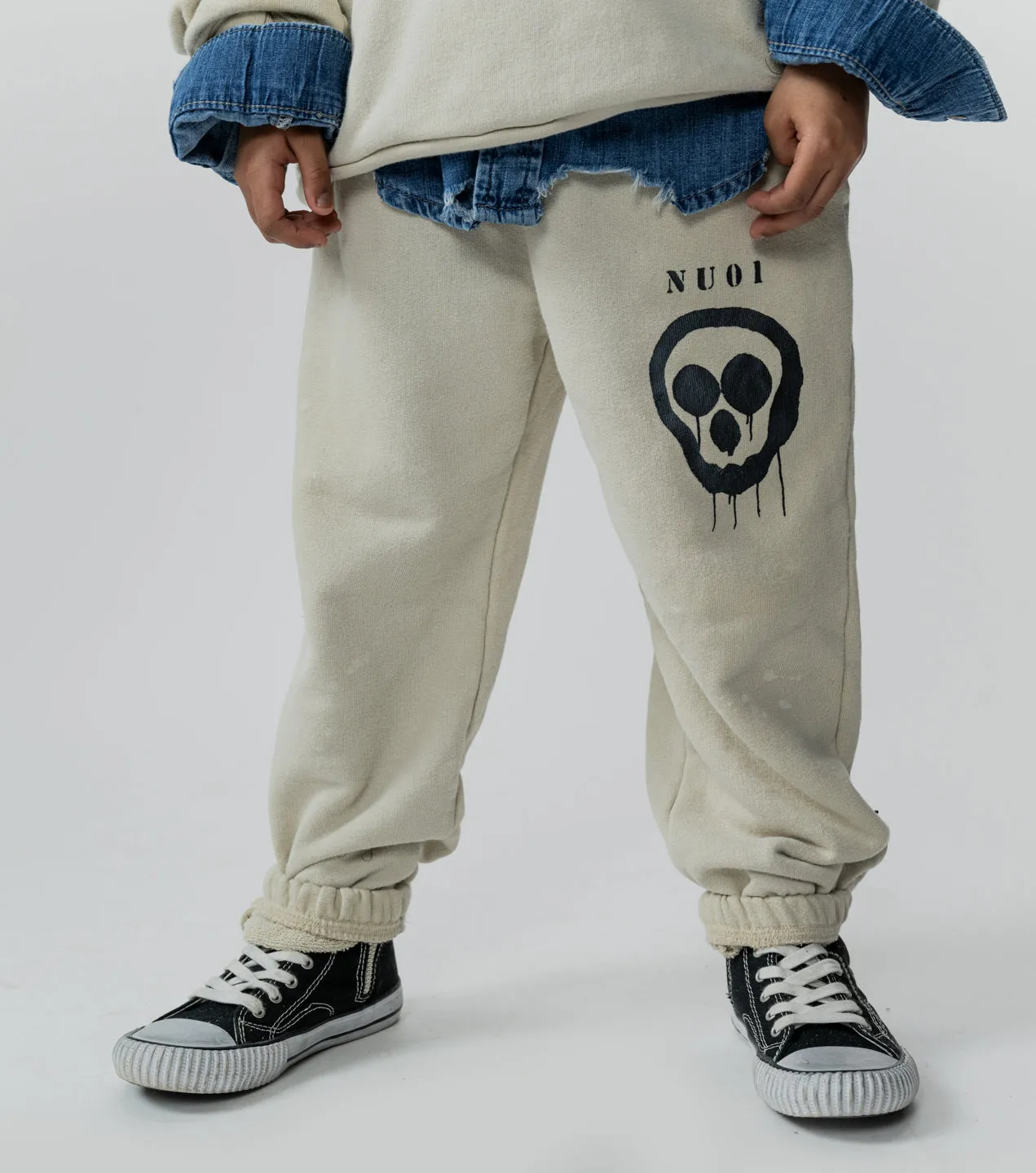 droopy skull sweatpants