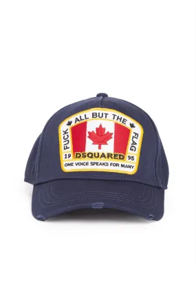 Dsquared2 Flag Patch Baseball Cap