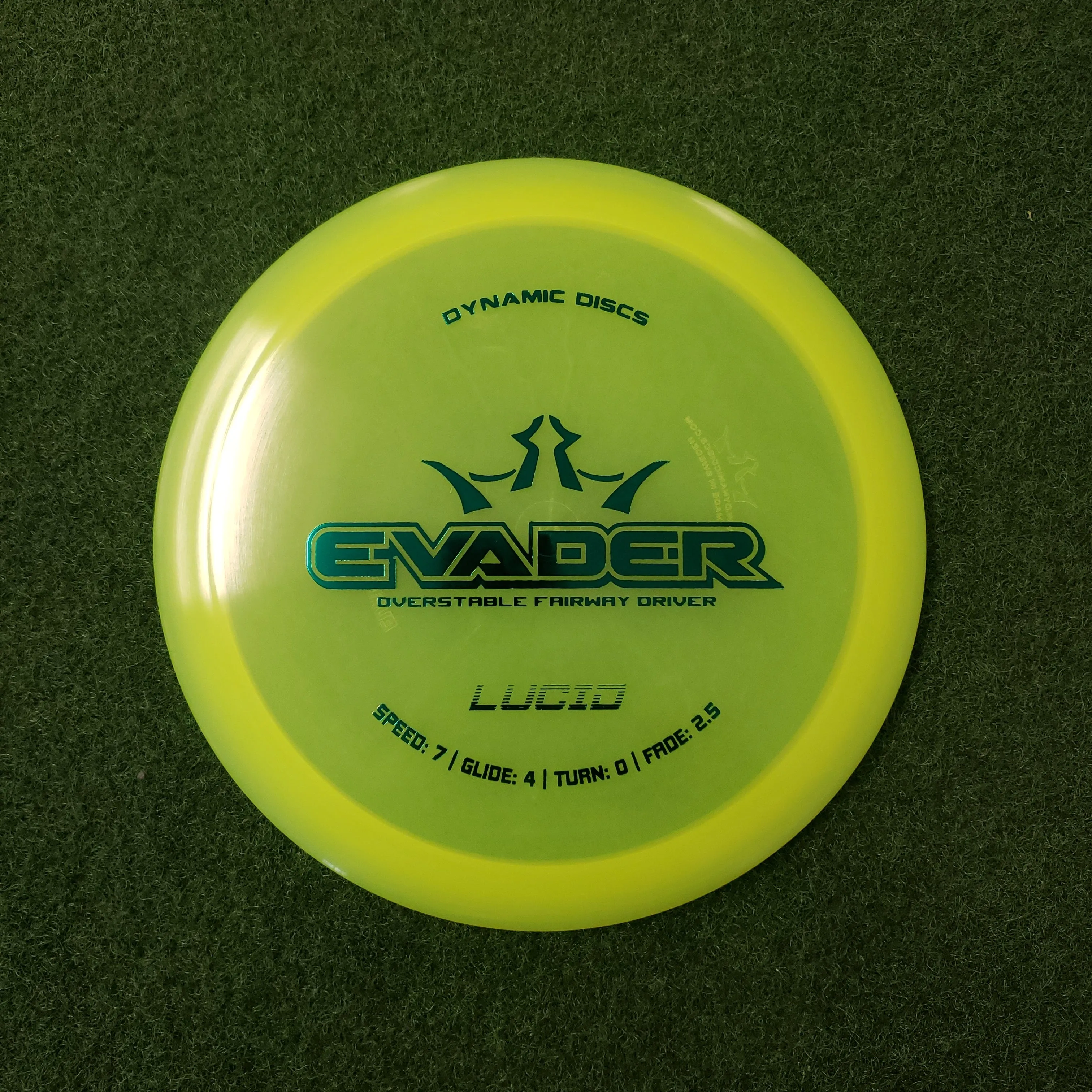 Dynamic Discs Evader [ 7 4 0 2.5]