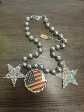 Flag America Necklace