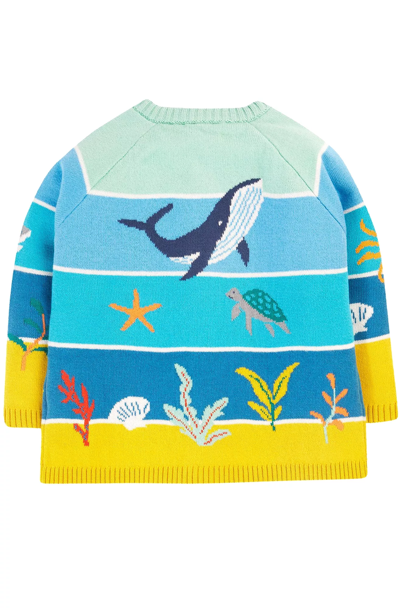 Frugi Tropical Sea Underwater Reva Knitted Cardigan